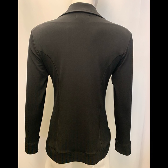 EVA VARRO 2 BUTTON BLAZER BLACK - Picture 2 of 3